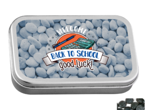 Large flat hinged tin with Haribo liquorice - Image 4