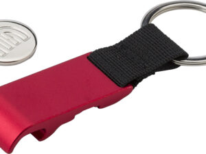 Metal bottle opener keyring