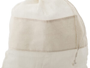 Natural cotton drawstring mesh bags