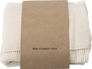 Natural cotton drawstring mesh bags - Image 4