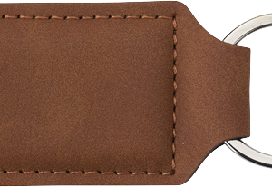 Oblong PU keyring - Image 3