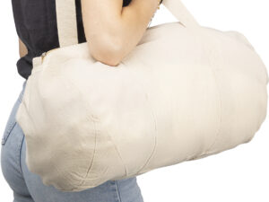 Oeko-Tex cotton barrel bag (180gsm/ 5.31oz) - Image 4