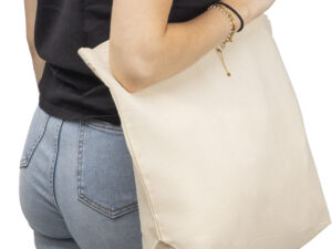Oeko-Tex cotton shopping bag (140gsm/ 4.13oz) - Image 4
