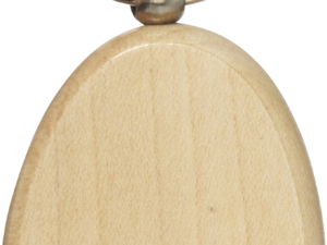 Oval wooden keyring - Image 4