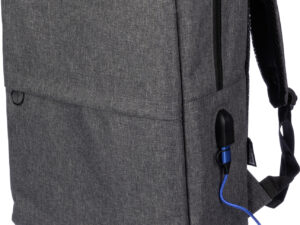 RPET Backpack with USB port