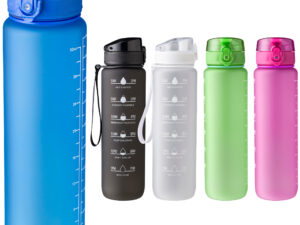 RPET bottle with time markings (1000ml)