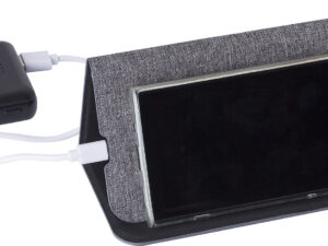 RPET wireless charger mouse mat/phone stand