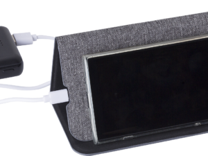 RPET wireless charger mouse mat/phone stand - Image 4