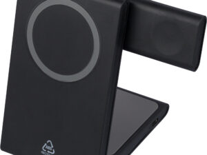 Recycled 3-in-1 magnetic wireless charger