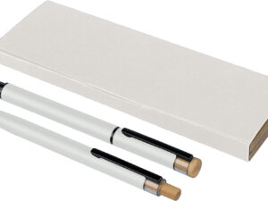 Recycled aluminium pen set