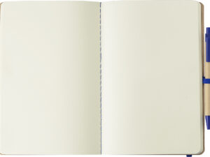 Recycled carton notebook with blank pages (approx A5) - Image 5