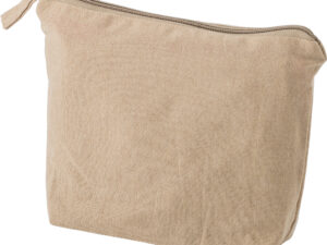 Recycled cotton cosmetic bag. (180gsm/5.31oz)