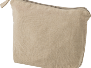 Recycled cotton cosmetic bag. (180gsm/5.31oz) - Image 3