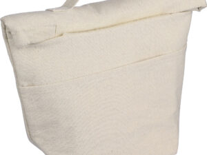 Recycled cotton rolltop cooler bag (220gsm/6.49oz)
