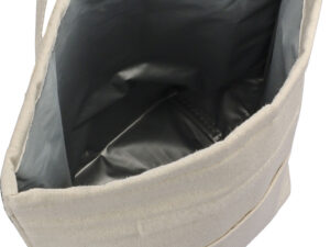 Recycled cotton rolltop cooler bag (220gsm/6.49oz) - Image 3