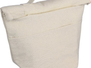 Recycled cotton rolltop cooler bag (220gsm/6.49oz) - Image 4