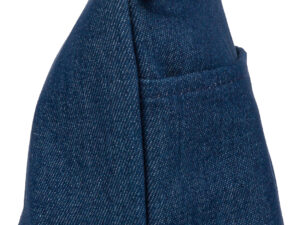 Recycled denim cooler roll-top bag - Image 5