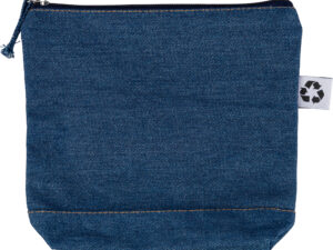 Recycled denim cosmetic bag - Image 3