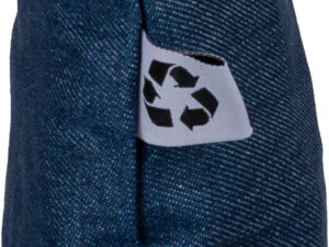 Recycled denim cosmetic bag - Image 4
