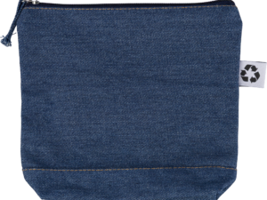 Recycled denim cosmetic bag - Image 5