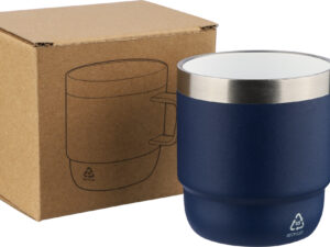 Recycled double walled small mug (180ml) - Image 5