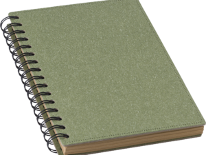 Recycled hard cover notebook (approx A5) - Image 3
