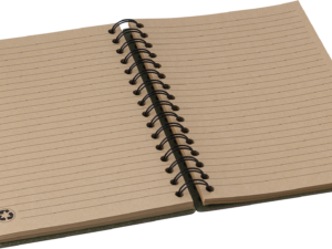 Recycled hard cover notebook (approx A5) - Image 4