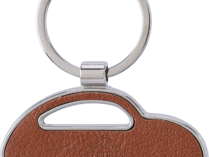 Recycled leather car keyring - Image 5