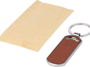 Recycled leather keyring - Image 3