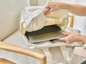 Recycled polyester backpack - Image 4
