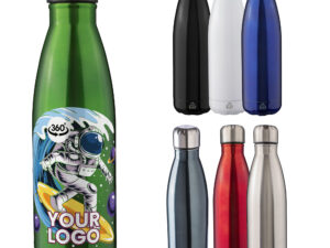 Recycled stainless steel double walled bottle (500ml)