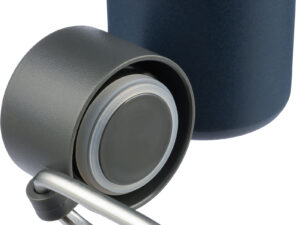 Recycled stainless steel double walled bottle (600 ml) - Image 5