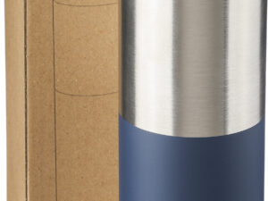 Recycled stainless steel double walled bottle (600ml) - Image 3