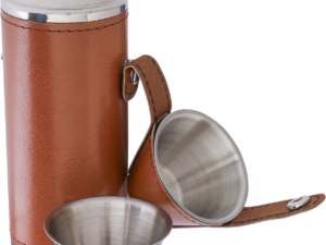 Recycled stainless steel flask (230ml) - Image 5