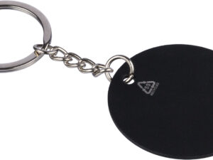 Recycled stainless steel keyring