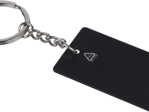 Recycled stainless steel keyring - Image 5