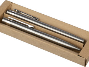 Recycled stainless steel pen set (2pc) - Image 3