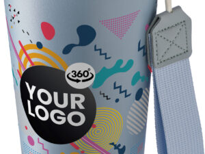 Recycled steel double walled travel mug (500ml)