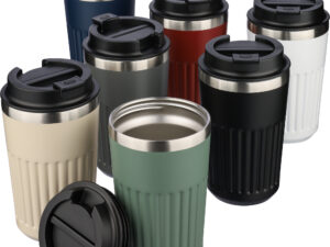 Recycled steel travel mug (400ml)