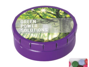 Round click tin with choco's - Image 3