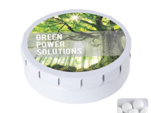 Round click tin with dextrose mints - Image 3