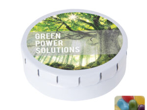 Round click tin with jelly beans - Image 4