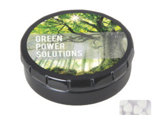 Round click tin with sugar free mints - Image 5