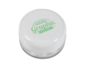 Round pot with sugar free mints - Image 3