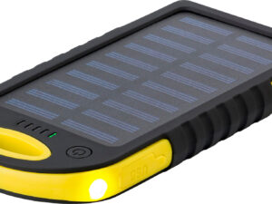 Rubberised solar power bank (4000 mAh)