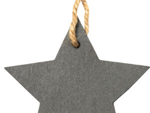Slate star ornament
