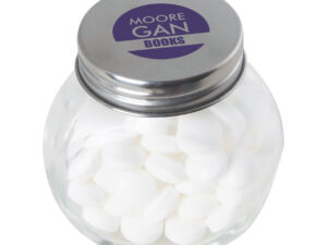 Small glass jar with dextrose mints - Image 3