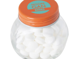 Small glass jar with dextrose mints - Image 4