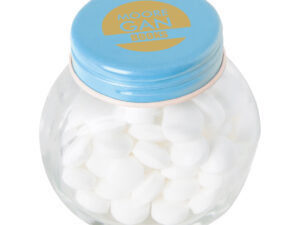 Small glass jar with dextrose mints - Image 5