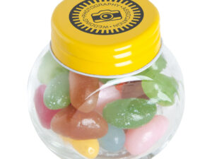 Small glass jar with jelly beans - Image 4